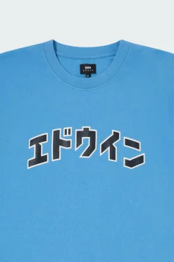 Katakana Retro TS - T-shirt | Bleu*EDWIN Discount