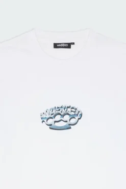 KNUCKLES T-SHIRT - T-shirt | Blanc*WASTED Sale