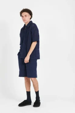 LACE SHIELD - Short | Bleu*DAILY PAPER