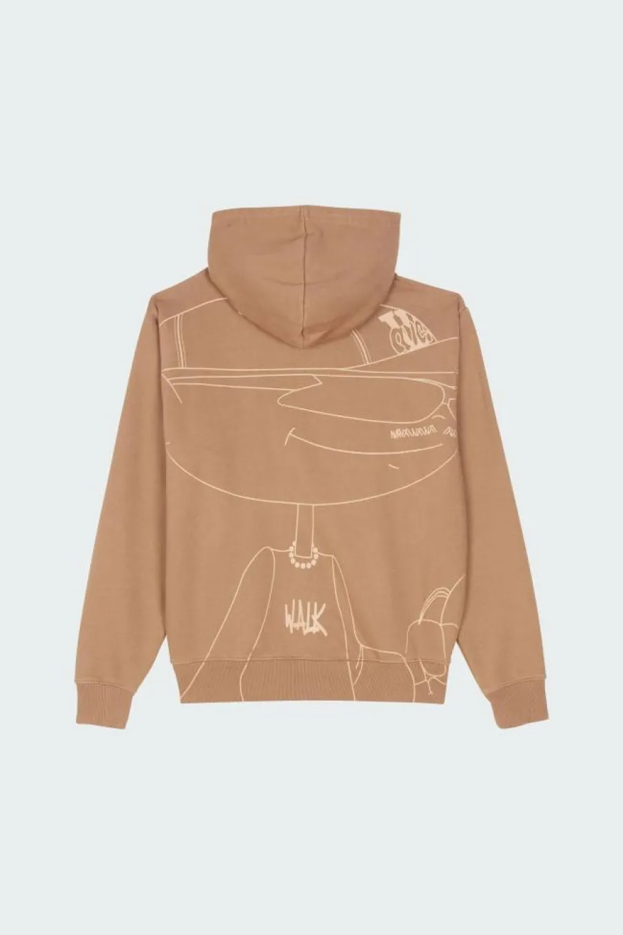 Le hoodie "Jeunesse en plein-air" - Hoodie | Marron*WALK IN PARIS Outlet