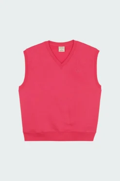 Le pull sans manche grenadine - Pull | Rose*WALK IN PARIS