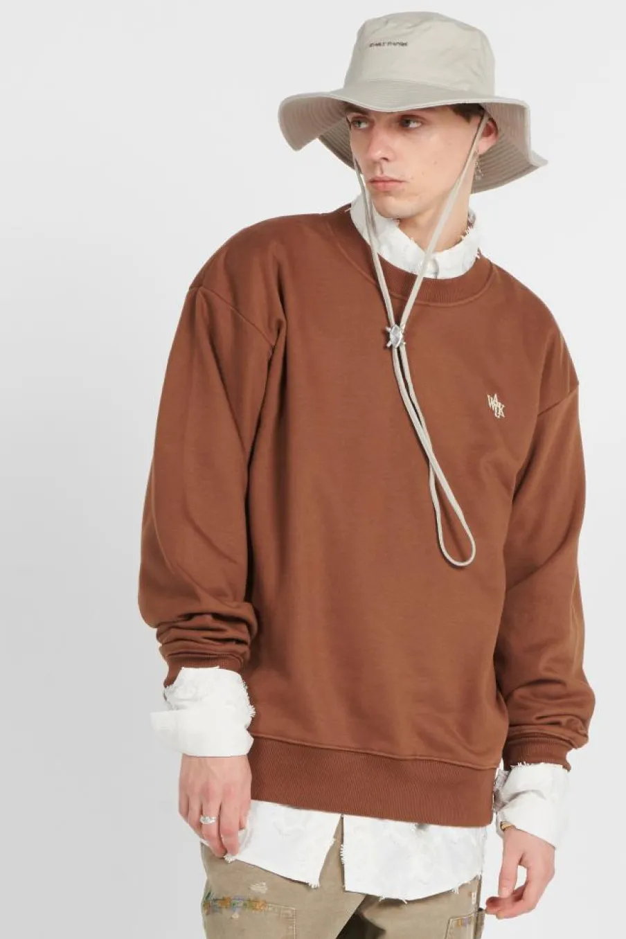 Le sweatshirt acajou - Sweatshirt | Marron*WALK IN PARIS Hot