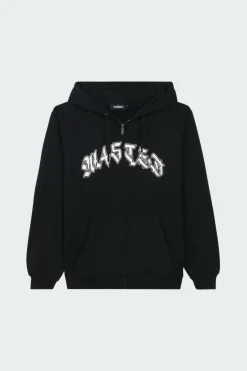 LETHAL ZIP HDIE - Hoodie | Noir*WASTED Outlet