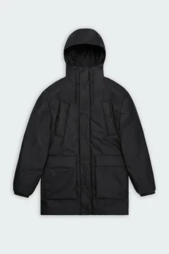 LOHJA LONG INSULATED CARGO JACKET W3T2 - Parka | Noir*RAINS Online