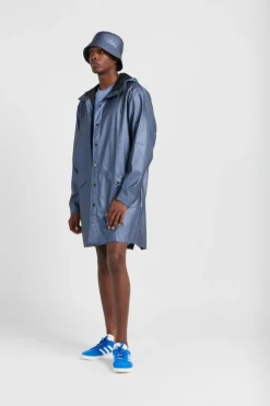 LONG JACKET W3 - Coupe-vent | Bleu*RAINS