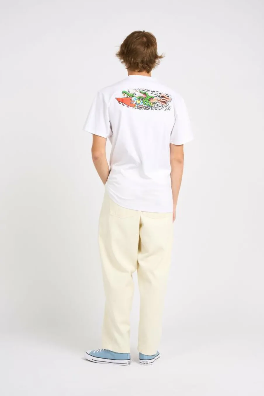 Meek Concrete Slasher T-Shirt - T-shirt | Blanc*SANTA CRUZ Outlet