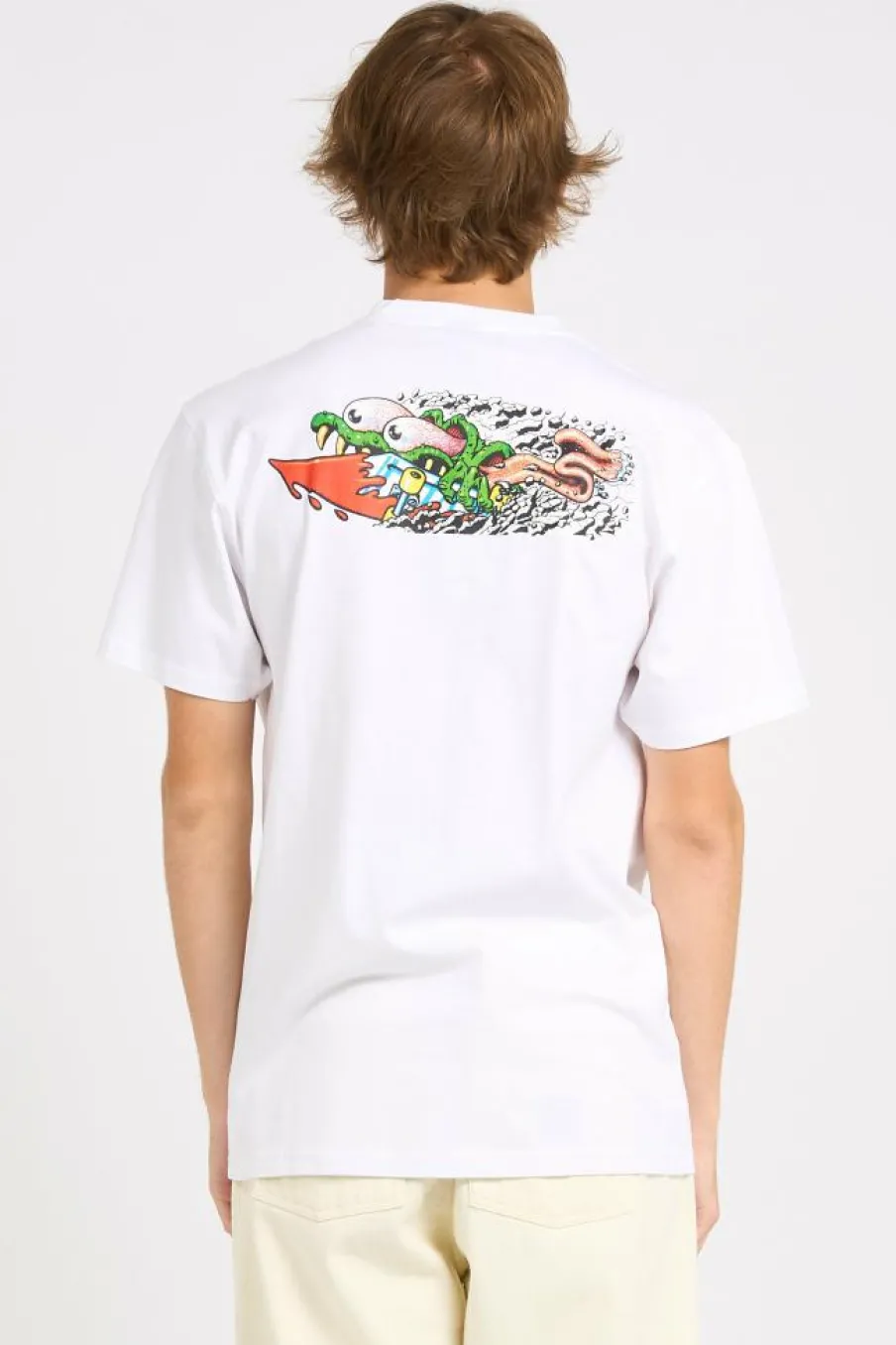 Meek Concrete Slasher T-Shirt - T-shirt | Blanc*SANTA CRUZ Outlet