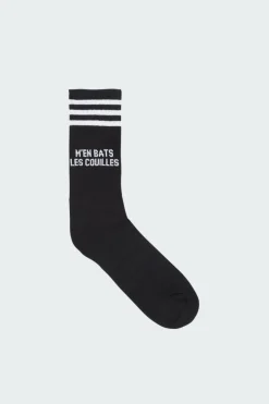 M'EN BATS LES COUILLES - Chaussettes | Noir*MOTHER SOCKER Clearance