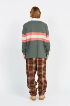 Mini Hand Stripe L/S Polo - Polo | Vert*SANTA CRUZ Best