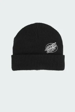 Mono Lined Oval Dot Beanie - Bonnet | Noir*SANTA CRUZ Online