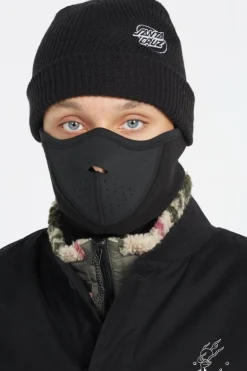 Mono Lined Oval Dot Beanie - Bonnet | Noir*SANTA CRUZ Online