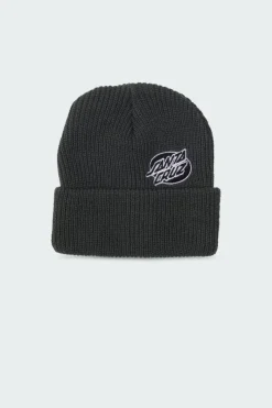 Mono Lined Oval Dot Beanie - Bonnet | Noir*SANTA CRUZ New