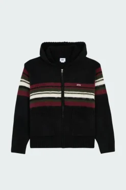 MYERS ZIP UP - Cardigan | Noir*OBEY Outlet