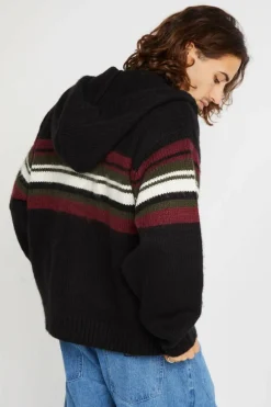 MYERS ZIP UP - Cardigan | Noir*OBEY Outlet