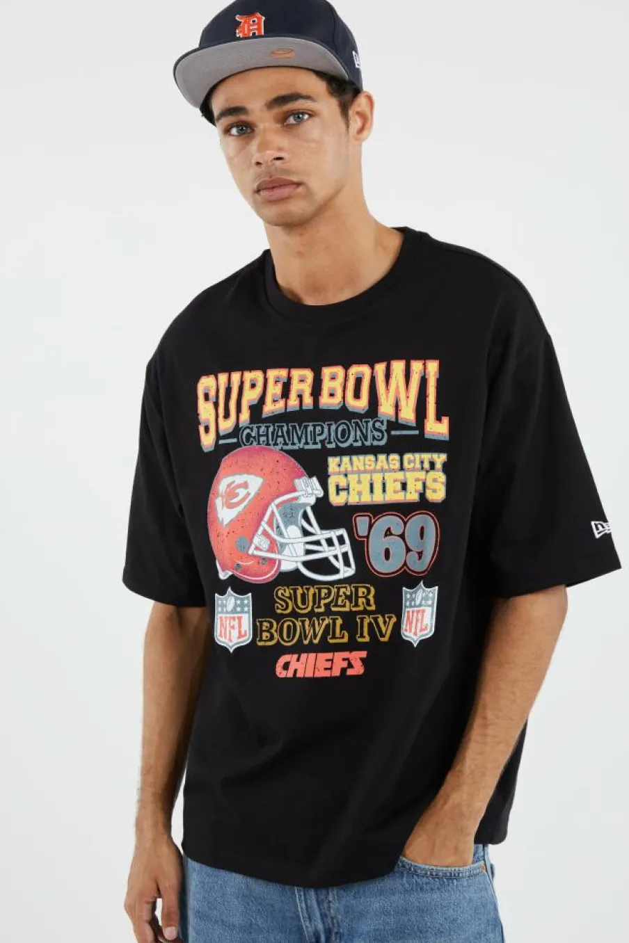 NFL SUPER BOWL OS TEE KANCHI - T-shirt | Noir*NEW ERA New