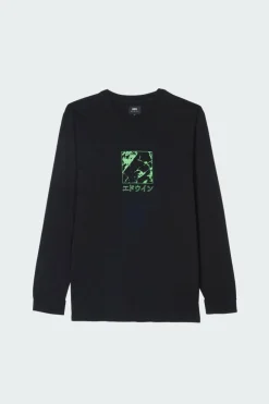Nocturnal Wandering TS LS - T-shirt manches longues | Noir*EDWIN Outlet