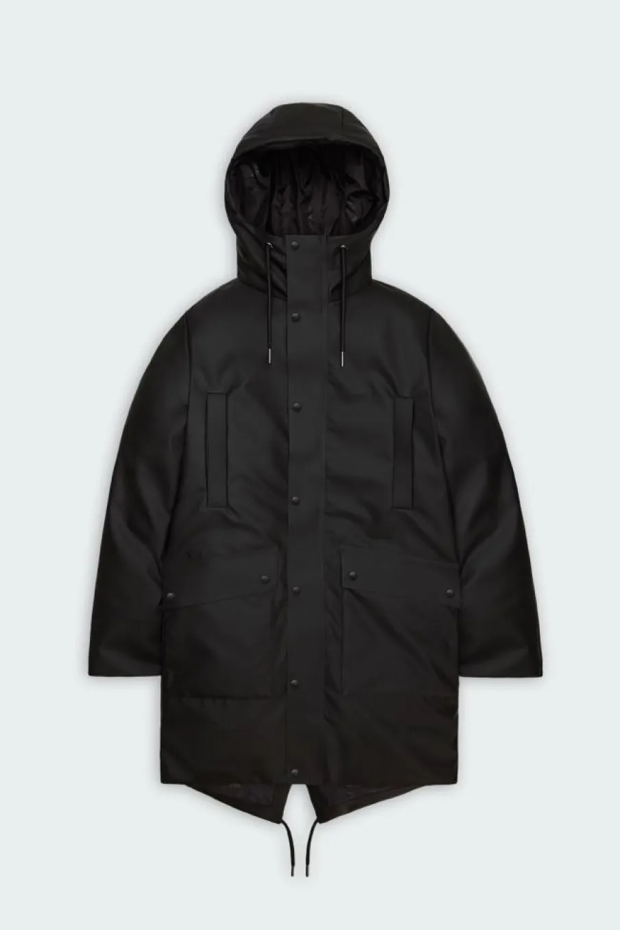NOME LONG PARKA W3T3 - Parka | Noir*RAINS Discount