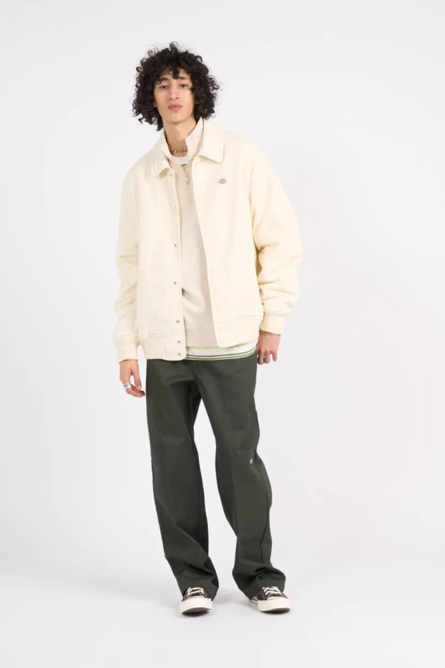 OAKPORT QUARTER ZIP - Sweatshirt | Beige*DICKIES Sale