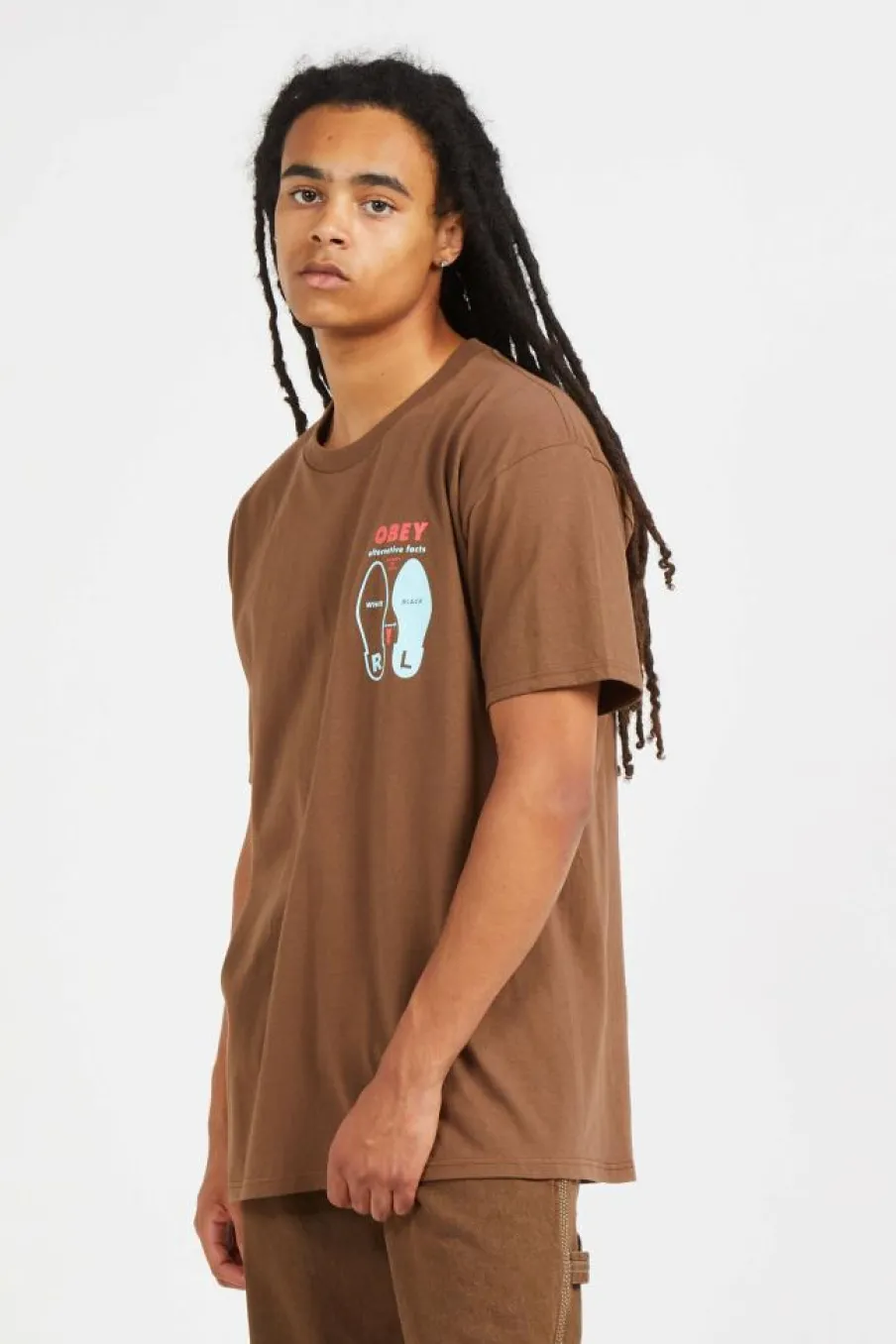 ALTERNATIVE FACTS - T-shirt | Marron*OBEY Discount