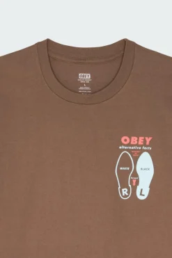 ALTERNATIVE FACTS - T-shirt | Marron*OBEY Discount