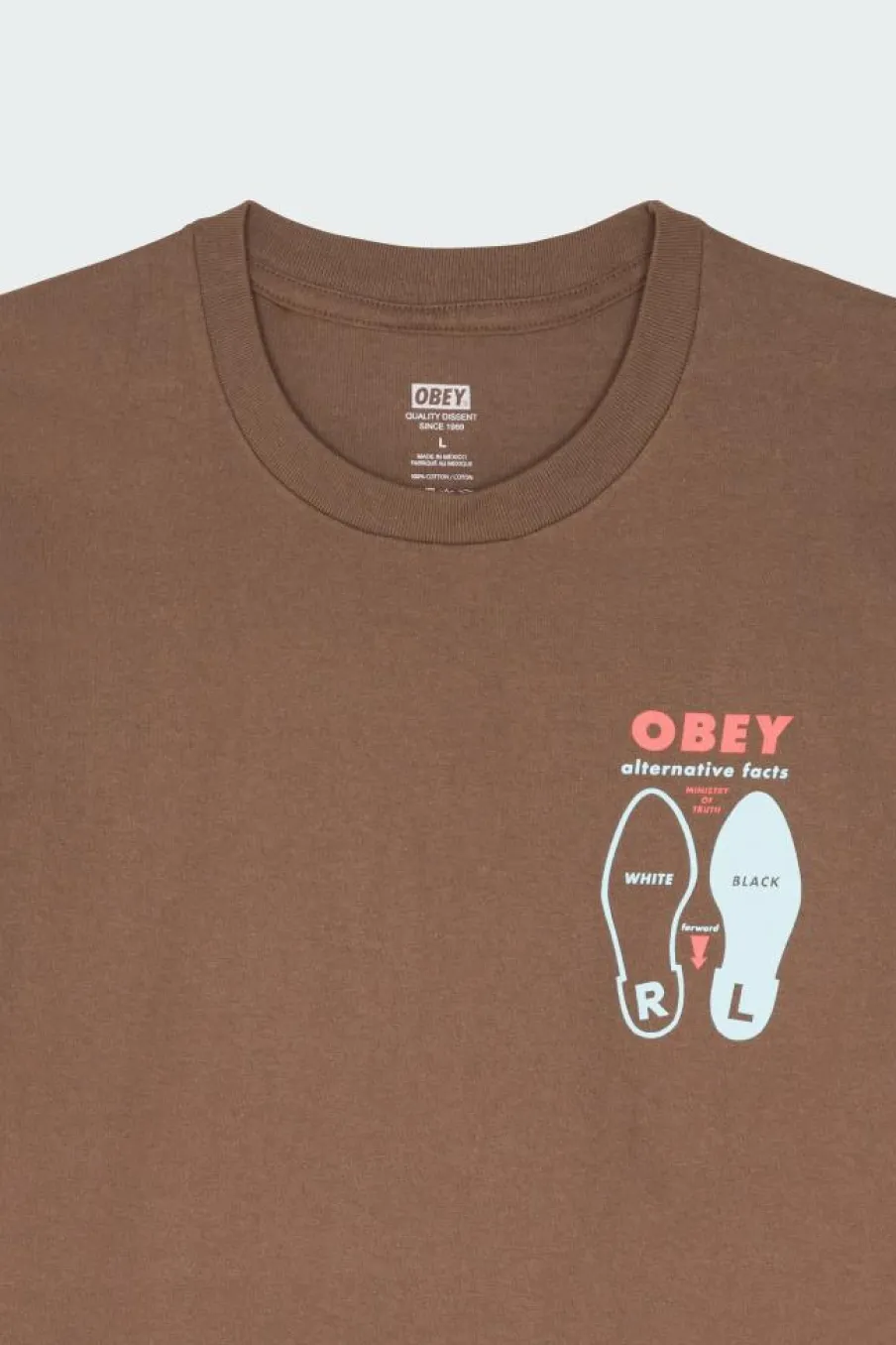 ALTERNATIVE FACTS - T-shirt | Marron*OBEY Discount