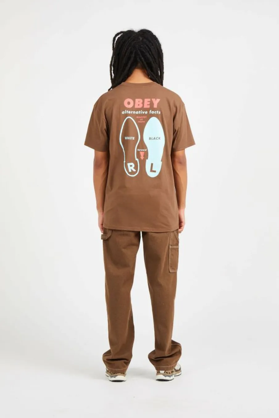 ALTERNATIVE FACTS - T-shirt | Marron*OBEY Discount