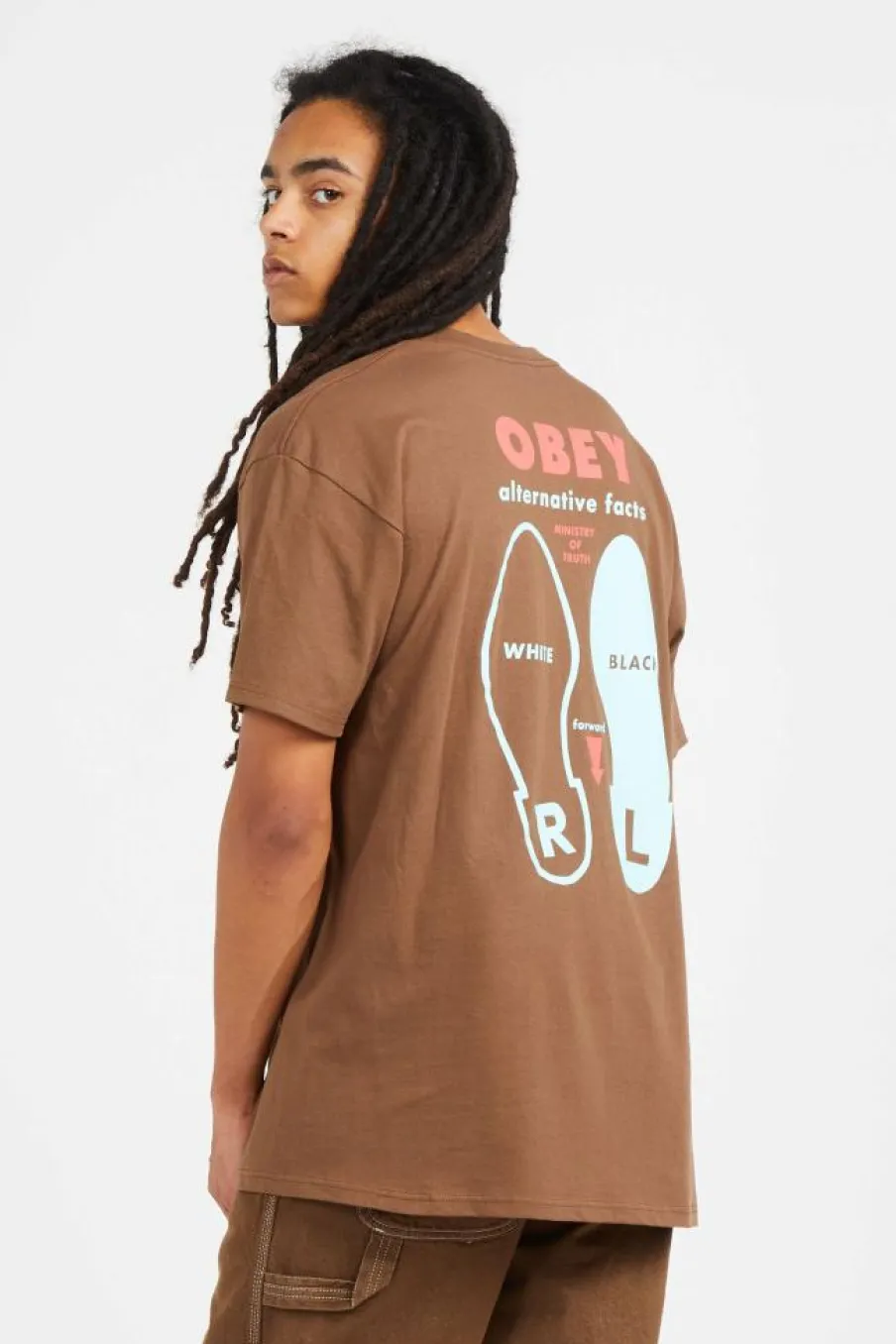 ALTERNATIVE FACTS - T-shirt | Marron*OBEY Discount