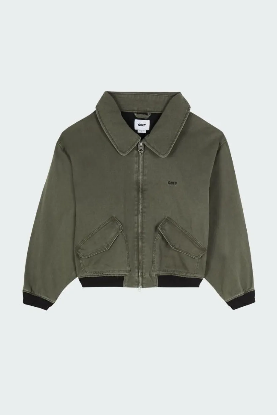 DENIM CWU K - Veste | Vert*OBEY Outlet