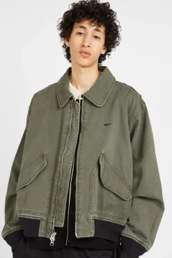 DENIM CWU K - Veste | Vert*OBEY Outlet