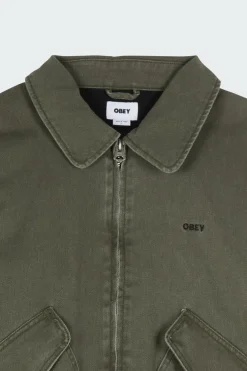 DENIM CWU K - Veste | Vert*OBEY Outlet