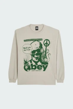 DON'T WASTE IT - T-shirt | Gris*OBEY Online