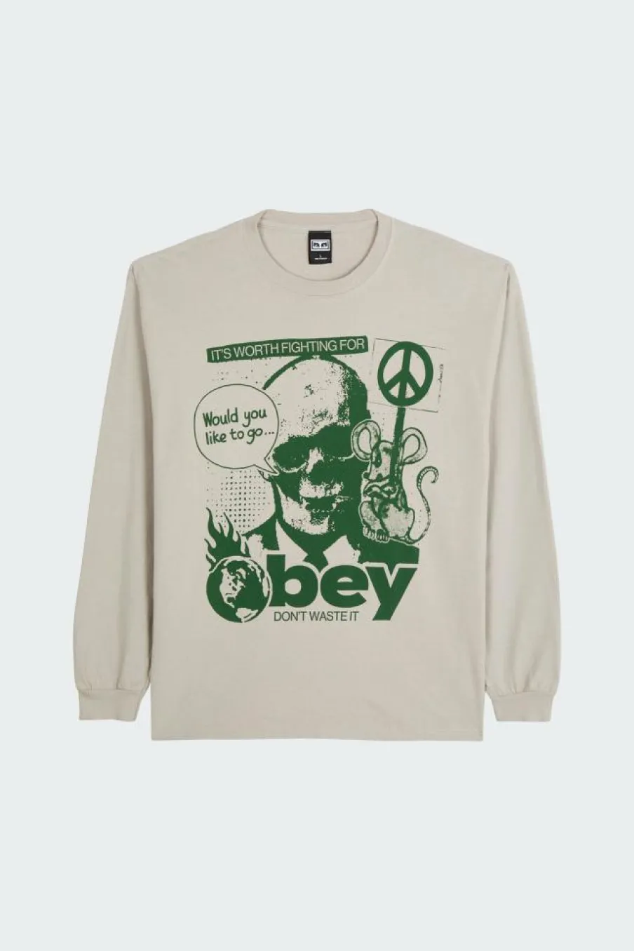 DON'T WASTE IT - T-shirt | Gris*OBEY Online