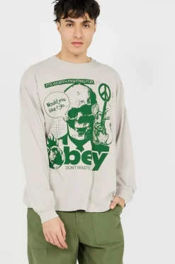 DON'T WASTE IT - T-shirt | Gris*OBEY Online