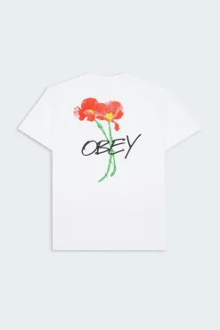 POPPIES - T-shirt | Blanc*OBEY Online