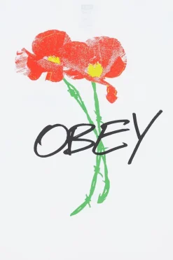 POPPIES - T-shirt | Blanc*OBEY Online
