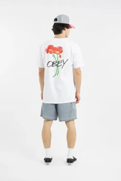 POPPIES - T-shirt | Blanc*OBEY Online