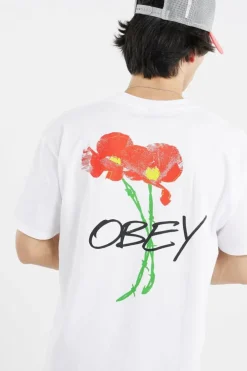 POPPIES - T-shirt | Blanc*OBEY Online