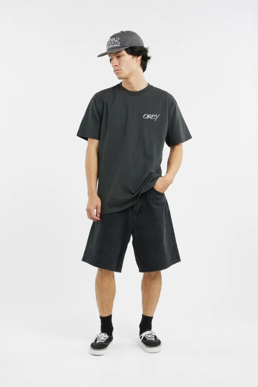 POPPIES - T-shirt | Noir*OBEY New