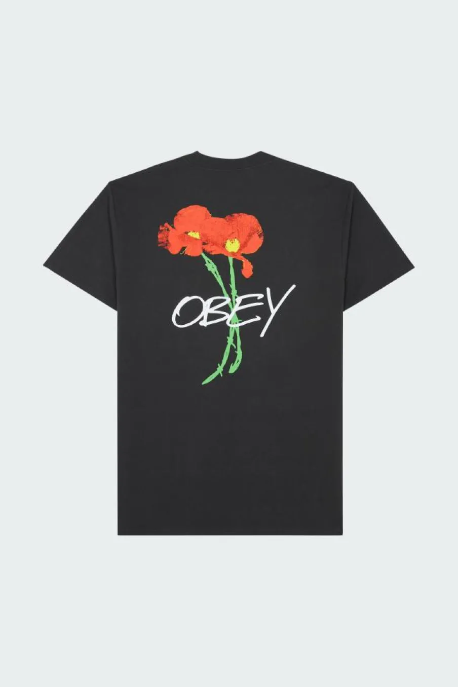 POPPIES - T-shirt | Noir*OBEY New