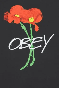 POPPIES - T-shirt | Noir*OBEY New