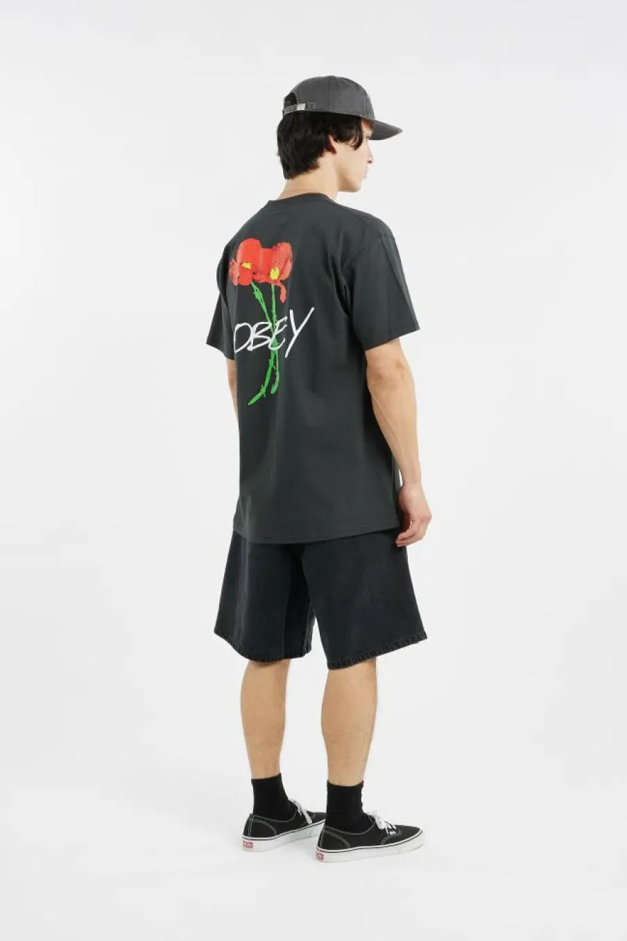 POPPIES - T-shirt | Noir*OBEY New