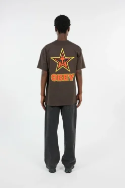 STAR - T-shirt | Marron*OBEY New