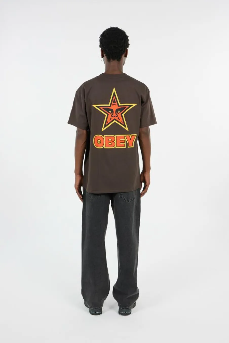 STAR - T-shirt | Marron*OBEY New