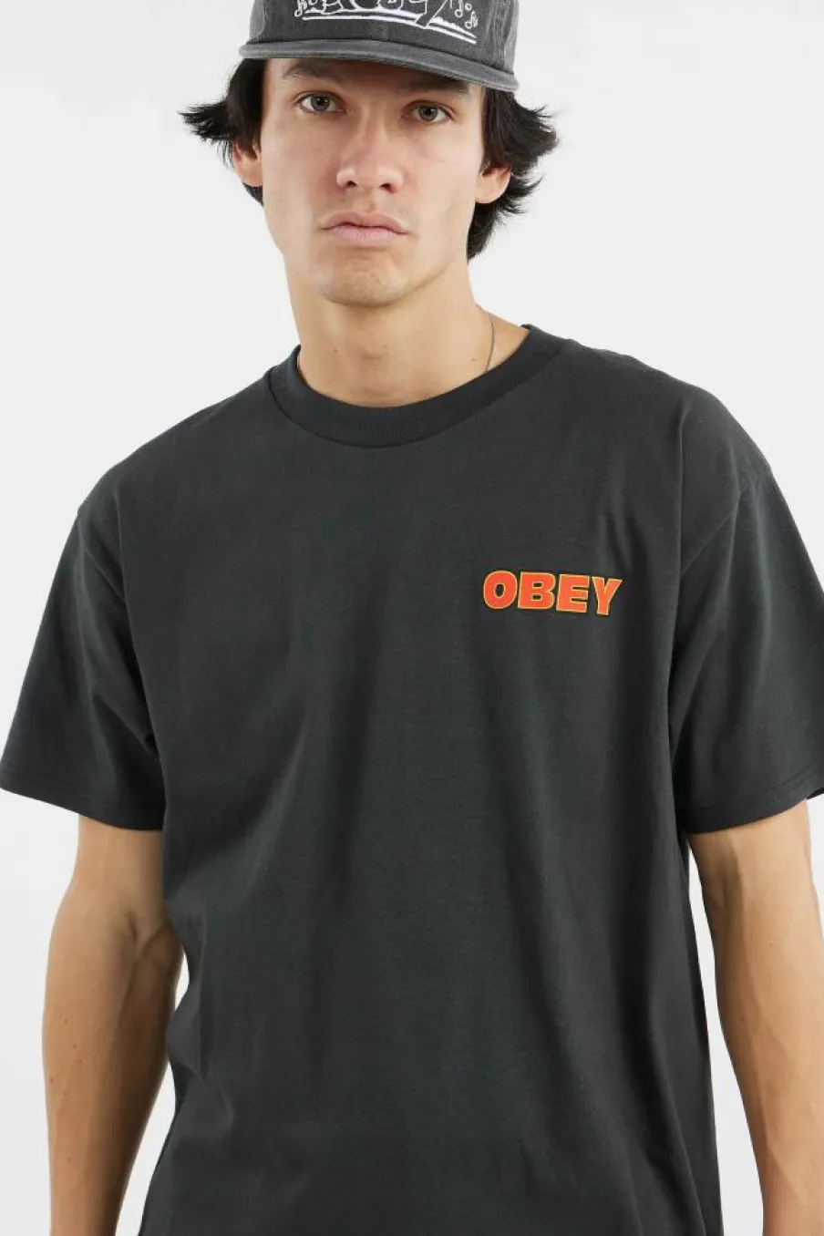 STAR - T-shirt | Noir*OBEY Discount