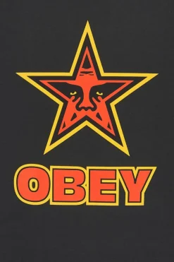 STAR - T-shirt | Noir*OBEY Discount