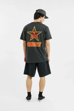 STAR - T-shirt | Noir*OBEY Discount