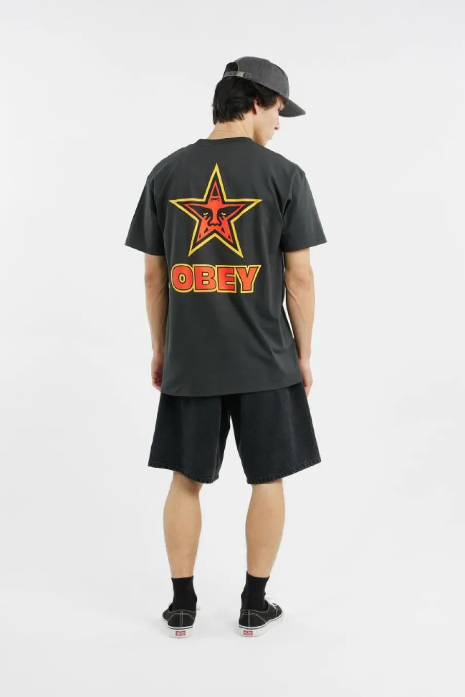 STAR - T-shirt | Noir*OBEY Discount
