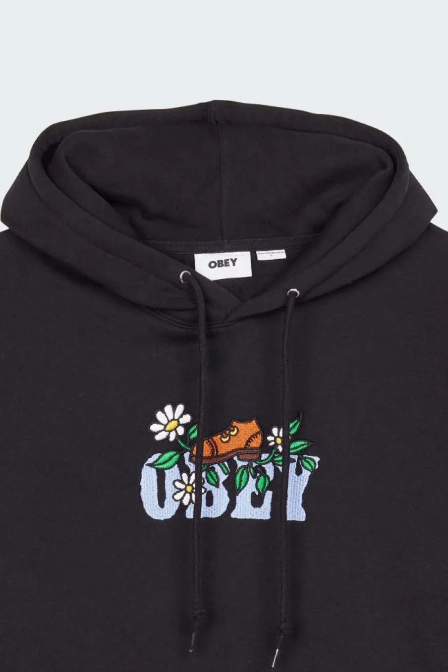 STEP - Hoodie | Noir*OBEY Discount