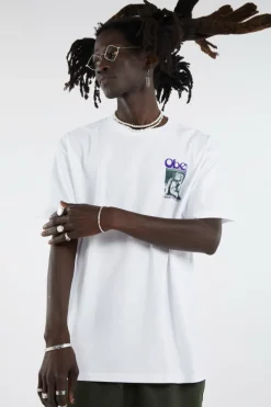 STOP WORRY NOW - T-shirt | Blanc*OBEY Clearance