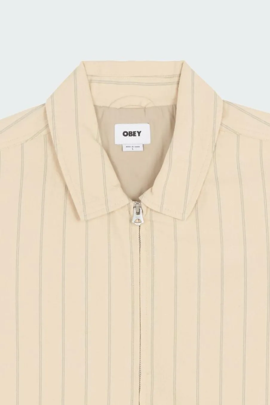 STRIPE ZIP - Veste | Beige*OBEY Sale
